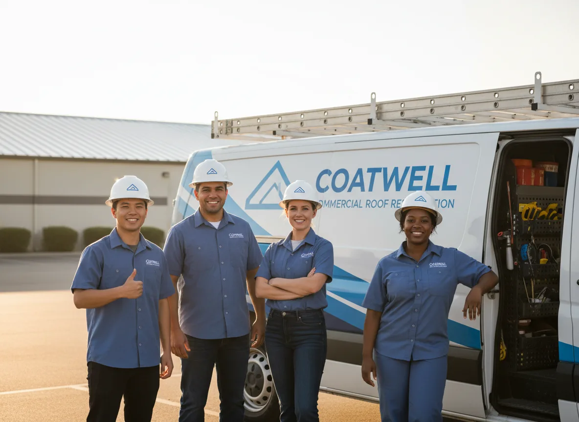 Commercial roof coating company in Waleska, GA